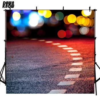 

DAWNKNOW Road Shimmer Vinyl Photography Background For Newborn New Fabric Polyester Backdrop For Wedding Photo Studio F396