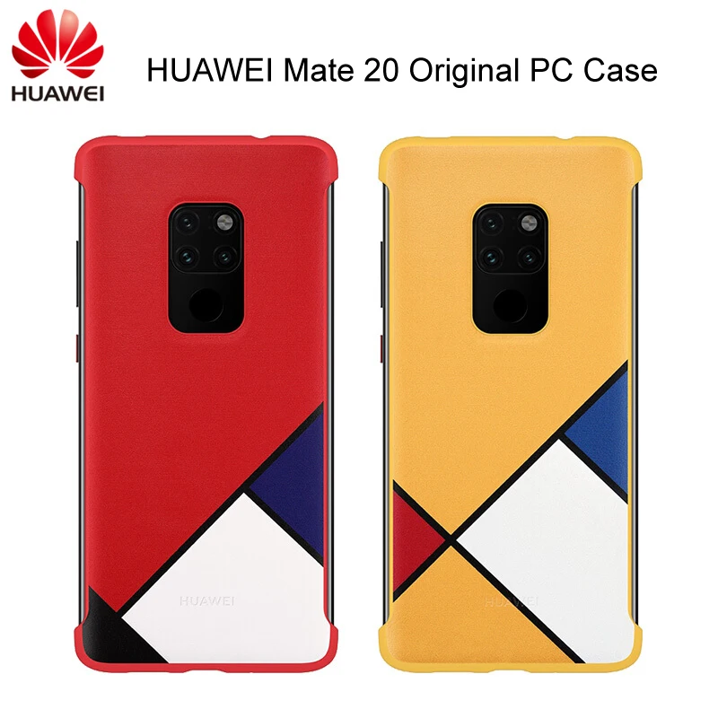 

Original Official Huawei Mate 20 Plastic Case Abstract Theme Shell Premium PC Hard Back Cover Mate 20 Case Cover Mate 20 Capa