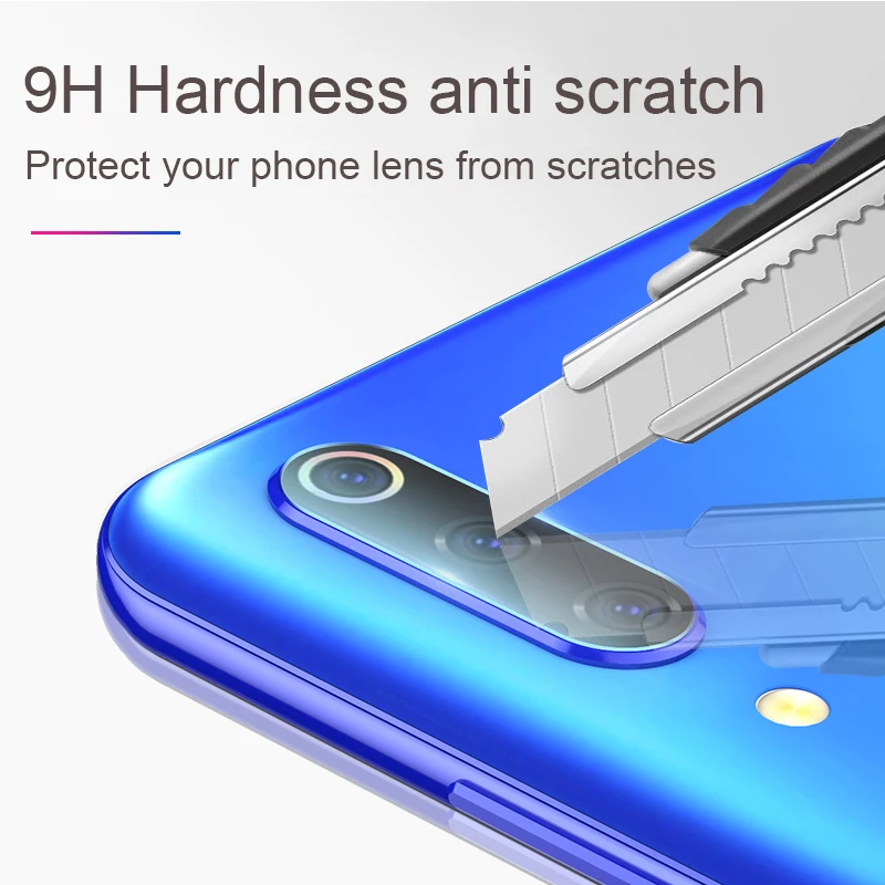 For Xiaomi Redmi Note 7 Pro MI9T 7A Case Xiomi Mi 9 SE MI9 9T Pro 8 Lite Cover Tempered Glass Camera Screen Protector Note7 Ring