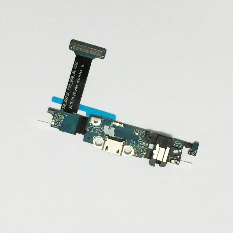 Для samsung Galaxy S6 Edge G925F зарядный порт гибкий кабель док-разъем для samsung Galaxy S6 G920F зарядная Плата USB