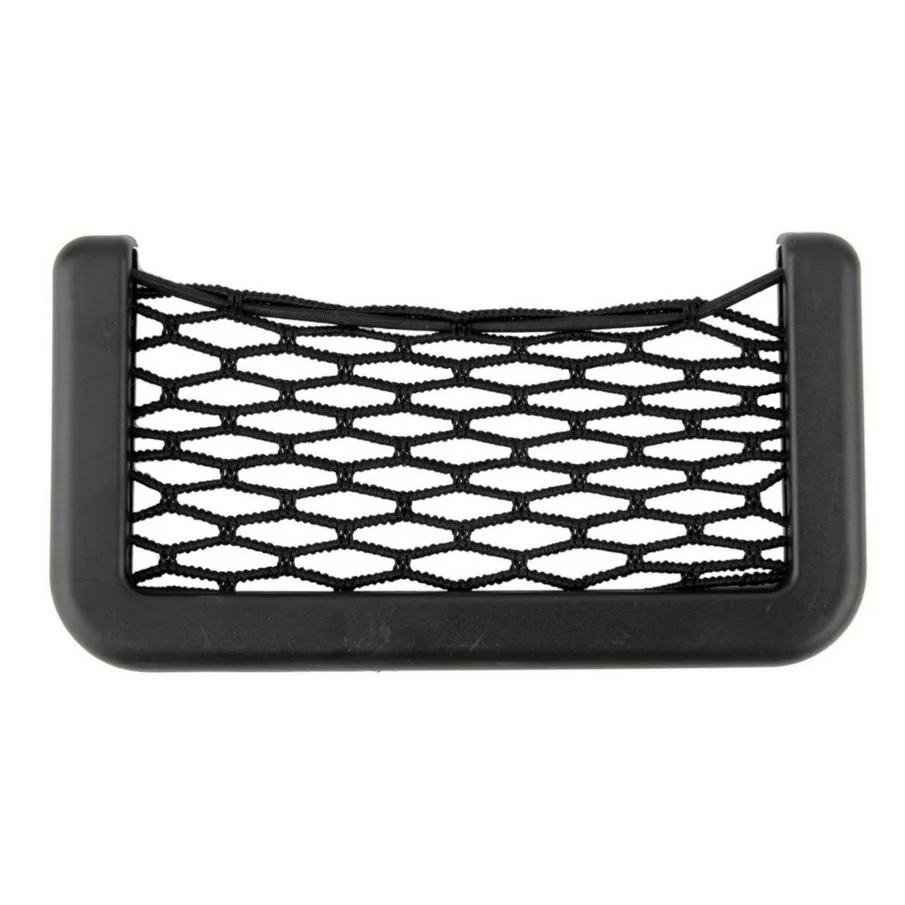 

New Car Net Bag Car Organizer Nets 15X8cm Automotive Pockets With Adhesive Visor Car Bag Storage for tools Mobile phone Hot sale