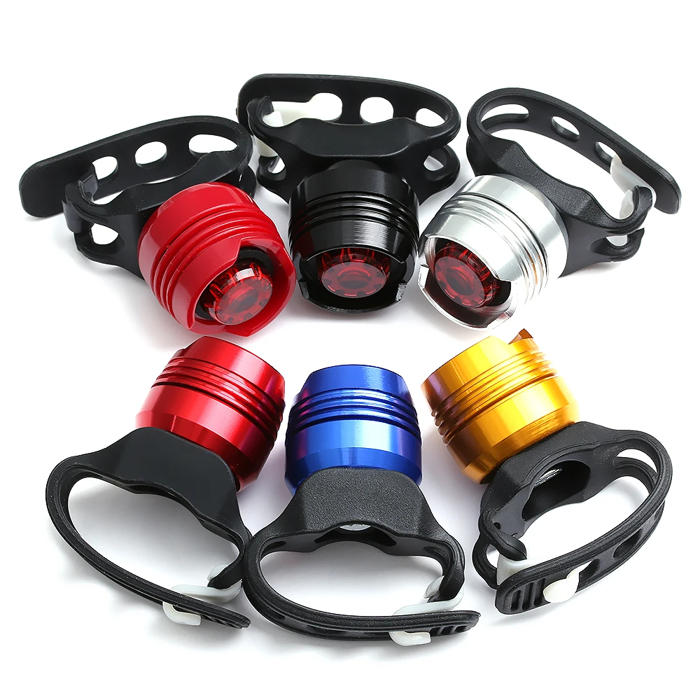 Buy 1Pcs Flashing Bike Cycling LED Rear Safety Light Gemstone Tail Light