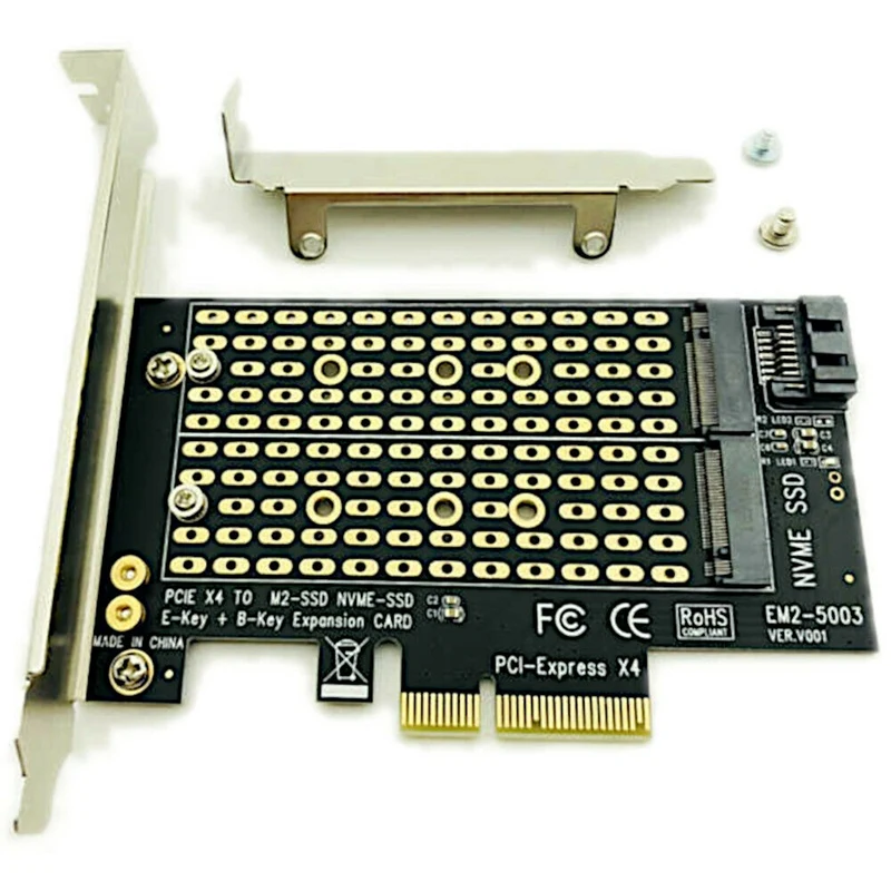 Pcie для M2/M.2 адаптер M.2 Ngff на рабочем столе Pcie X4 X8 X16 Nvme Sata двухсторонний диск адаптер PCI Express карты