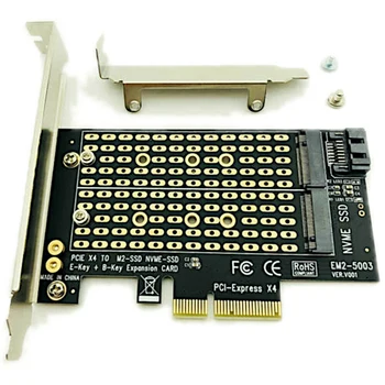 

Pcie To M2/M.2 Adapter M.2 Ngff To Desktop Pcie X4 X8 X16 Nvme Sata Dual Ssd Pci Express Adapter Card