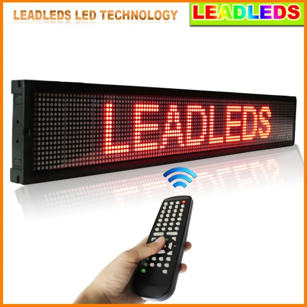 

16 * 128 pixel LED Display keyboard Remote control Changeable Scrolling Message led sign Board - indoor Red Message
