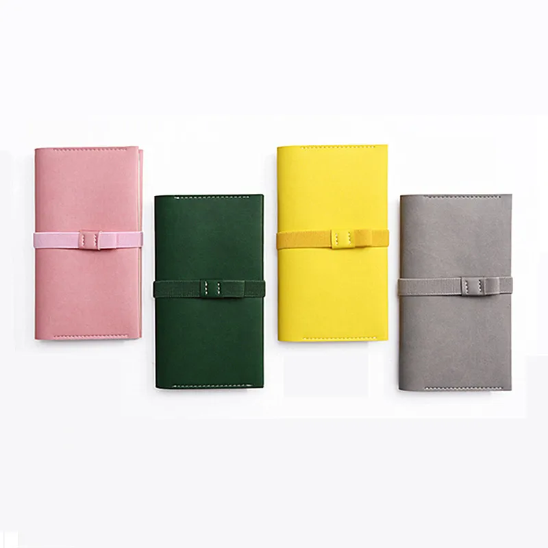 

Traveler's Notebook Fashion Portable Pocket Journal Faux Leather Cover Diary Travel Note Book Monthly Planner 2018