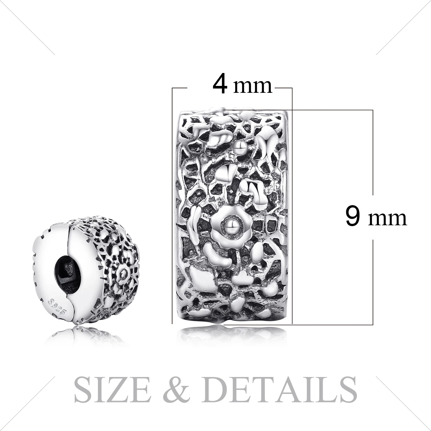 JewelryPalace 925 пробы серебро GaLaxy Spacer начать бусы подарки для Для женщин Юбилей Мода DIY