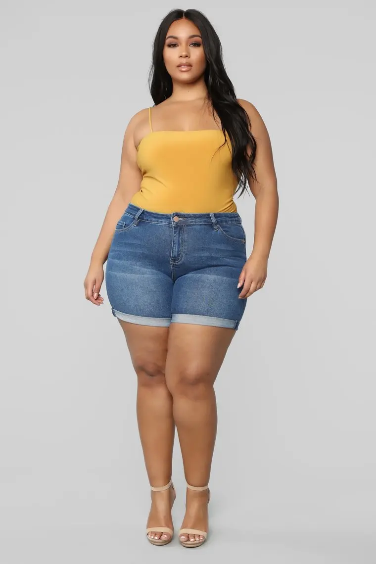 

Jian Peng jeans shorts women 2019 Summer shorts New Casual Plus Size Ripped Hole Short feminin High Waist Short femme