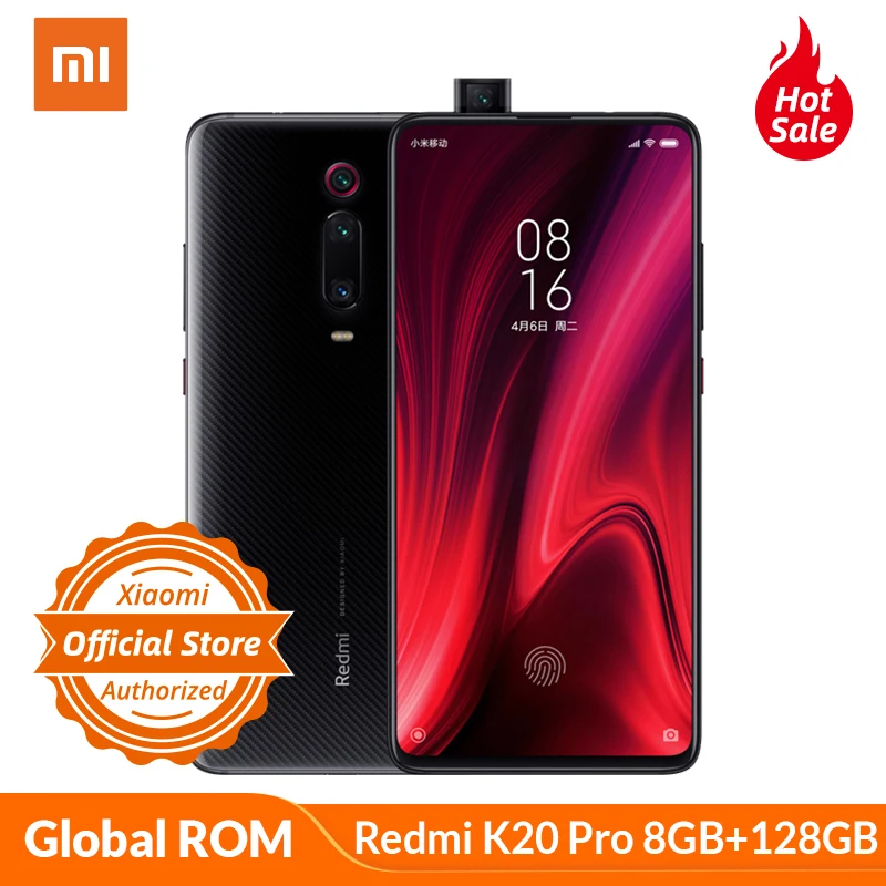 

Xiaomi Redmi K20 Pro 8GB 128GB Snapdragon 855 Octa Core Global ROM Smartphone 6.39" AMOLED 48MP Camera 4000mAh NFC Cellphone