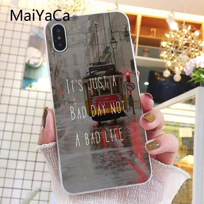 Чехол Maiyaca Believe City Words Luxury Уникальный дизайн PhoneCase для iPhone 8 7 6 6S Plus X XS MAX 5 5S SE XR