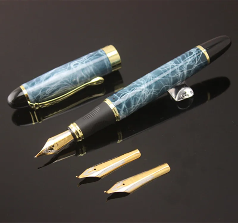 Jinhao 450 Metal Fountain Pen Universal Design Writing Pens Large Nib