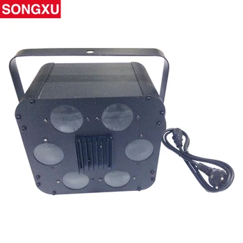 

SONGXU 4pcs/lot 2*10W 4IN1 RGBW LED Effect Light Six Hole Stage Light/SX-EL003