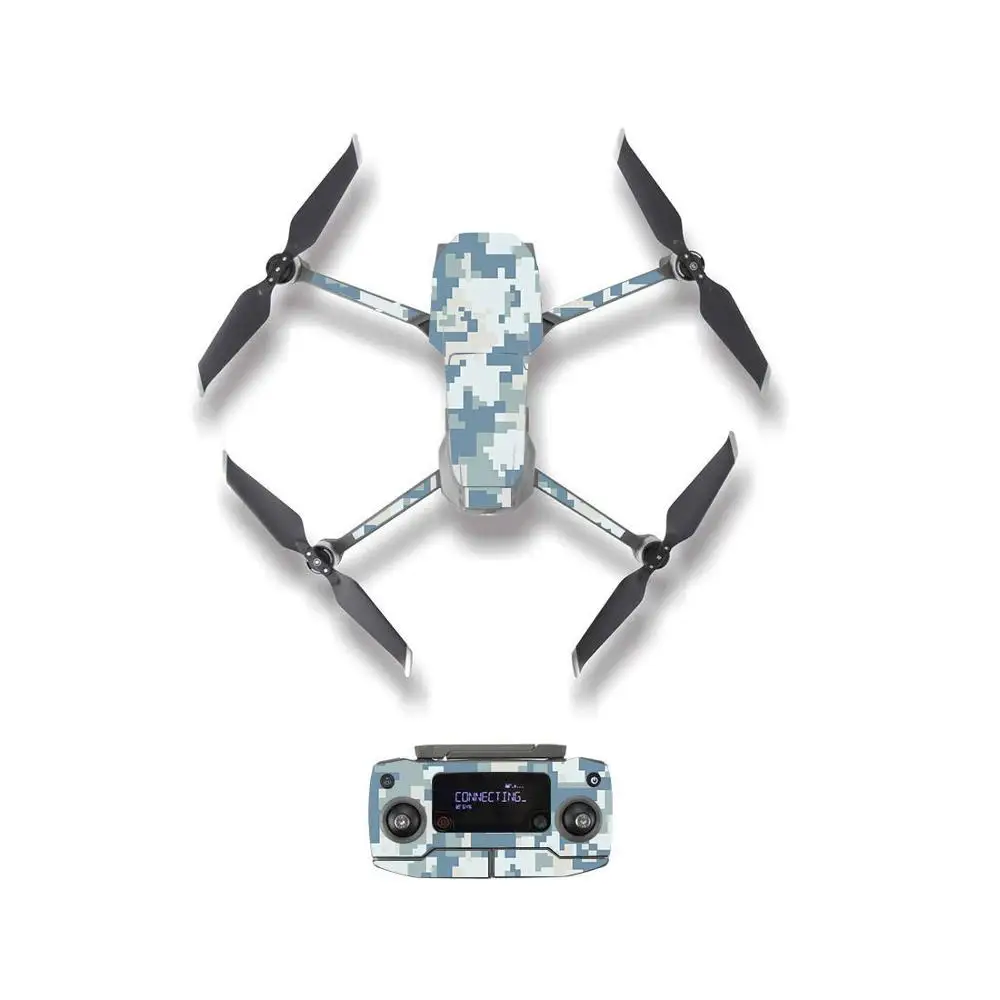 Мозаичная камуфляжная стильная наклейка для DJI Mavic 2 Pro & Zoom Drone Body пульт