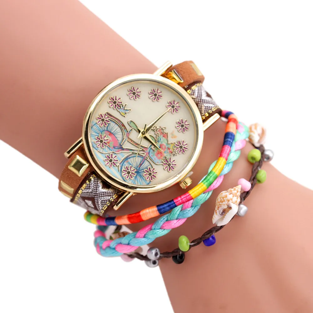 

Gofuly New Bracelet Watch Casual Women Watches Canvas Quartz Watch Girls Ladies Hour montre femme relogio feminino Wristwatches