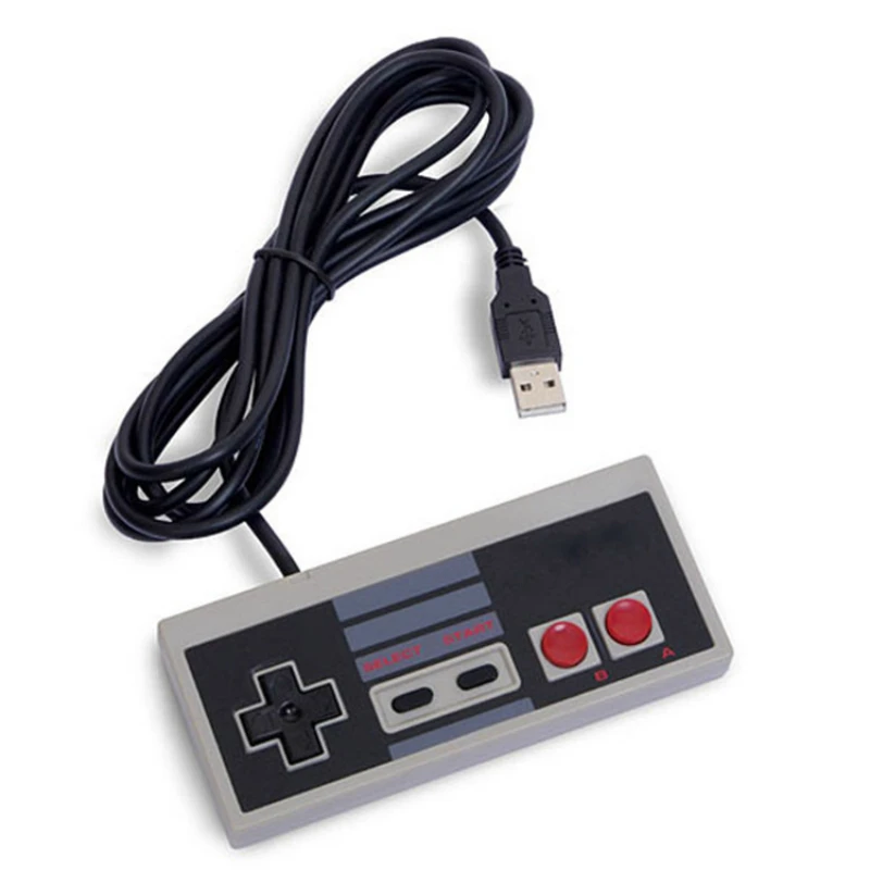 Для nintendo NES джойстик для NES Ретро ПК USB контроллер Классическая Проводная ручка контроллер PC/USB/NES компьютерная игровая ручка