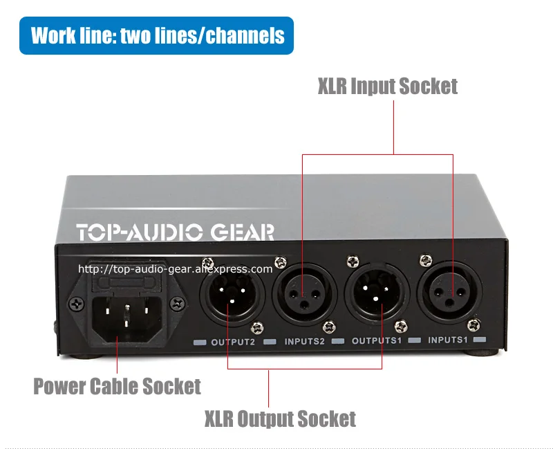 2 х канала два способа XLR двухлинейный конденсаторный микрофон вещания студия запись 48 В DC фантомный источник питания