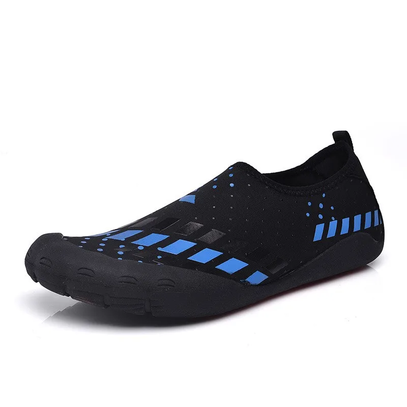 

Mens Barefoot Shoes Running Blue/Black Footwear For Men Summer Jogging Shoes Men Slip On Running Shoes Lightweight Walking Shoes