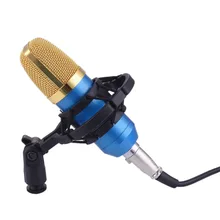 Microfone BM700 Condenser Wired Microphone for Computer Network sing/Recording/Chat/Video Conference/Games microfone condensador