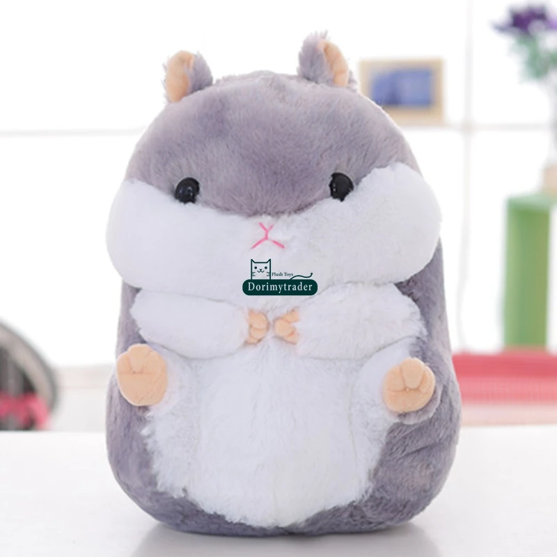 Dorimytrader Japan Cartoon Hamster Плюшевые игрушки Big Soft Мягкая симпатичная игрушка для хоккея