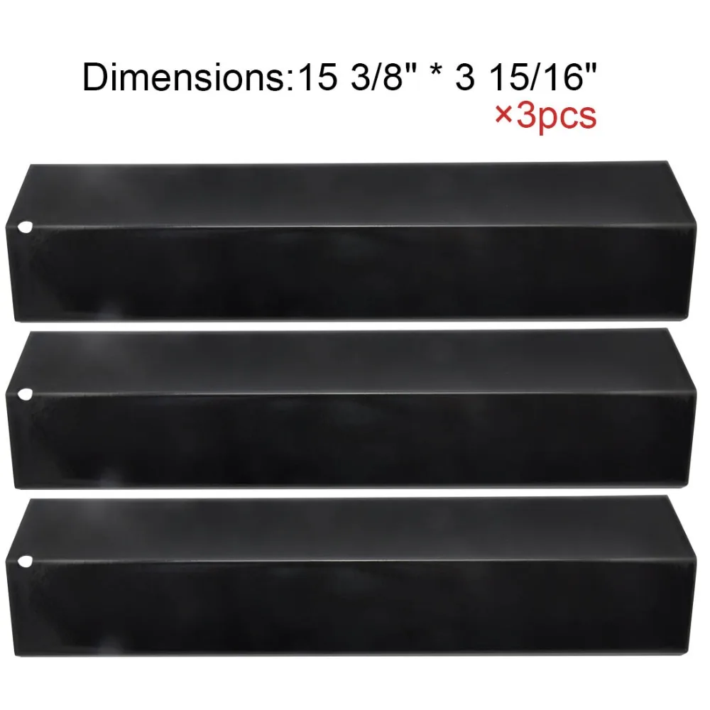 

BBQ Parts 92311(3-pack) Porcelain Steel Heat Shield Replacement Heat Plate for Grill King, Charmglow, Brinkmann, Uniflame