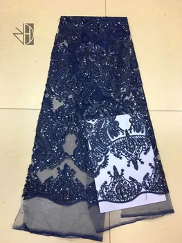 

Latest Nigerian Laces Fabrics with sequins J-72210 High Quality Tulle African Laces Fabric Wedding African French Tulle Lace