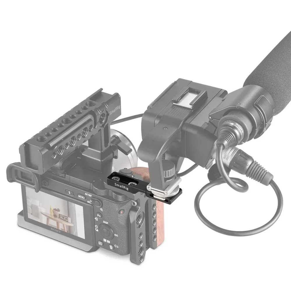 SmallRig Холодный башмак расширение Outrigger Крепление-адаптер для горячего башмака для микрофона EVF и камеры аксессуары-2044