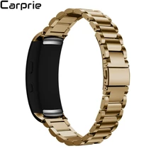 Лучшая цена Высокое качество из натуральной нержавеющей стали браслет Смарт часы ремешок для samsung gear Fit2 drop Прямая DEC