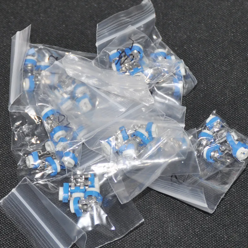 

55pcs Trimpot Trimmer Potentiometer Variable Resistors Assortment Pack 200ohm-500K OHMs Adjustable Potentiometer 11Values X 5PCS