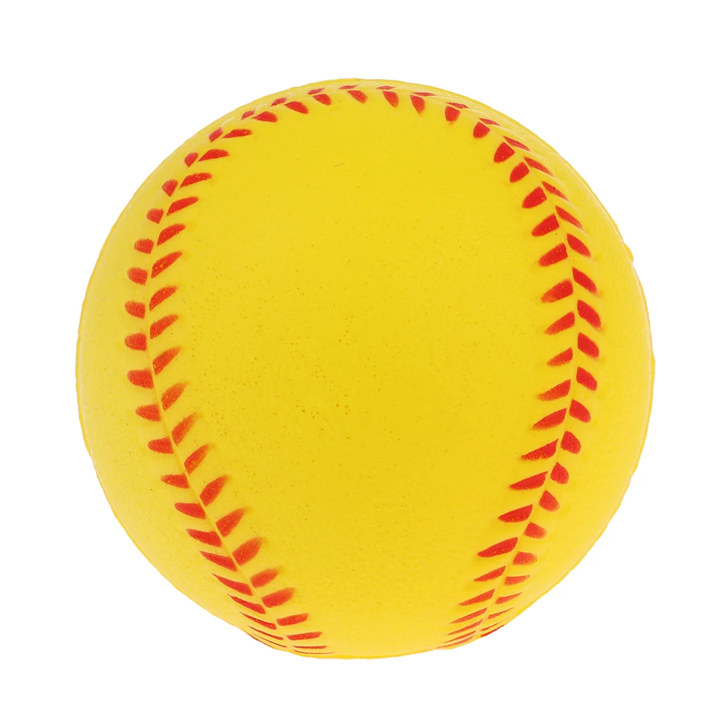 Безопасность летучая мышь тренировочные упражнения PU софтбол Бейсбол дети ребенок игрушки Мячи попрыгуны желтый белый