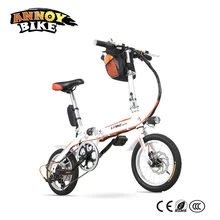 Super Light Folding Bickycle Kids Audult 14″ 16″ Folding Electric Bike With 10Ah/15Ah Removable Bag Battery Shimano Speed System