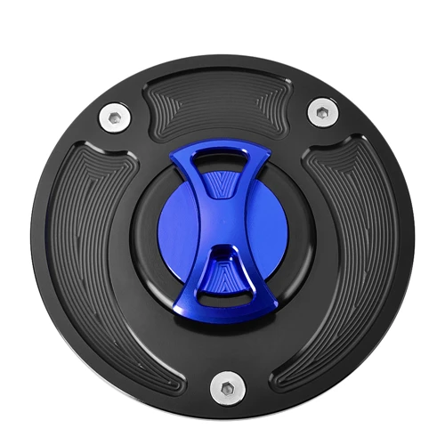 BJMOTO Мотоцикл с ЧПУ Топливный бак крышка Крышка для Suzuki 2004-2013 GSXR 600 750 1000 SV650 SV650S SV1000 SV1000S GSXR1300 Hayabusa - Цвет: Синий