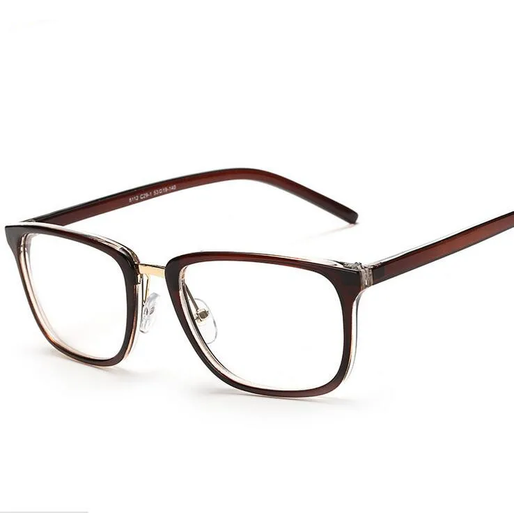 

Transparent Spectacle Frames for Women Man Square Eye Glasses Frames Clear Optical Myopia Eyewear Oculos De Grau Without Diopter