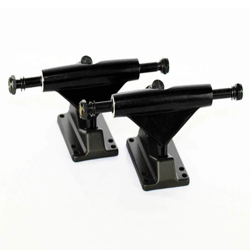 Free Shipping Black 4.25inch Skateboard Trucks Double Rocker Bridge