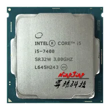 Процессор Intel Core i5-7400 i5 7400 3,0 ГГц четырехъядерный четырехпоточный Процессор 6 Мб 65 Вт LGA 1151