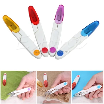 

Cross-stitch Embroidery Thread Cutter Scissors Clipper Snips & Safety Cover Kits Drop Ship