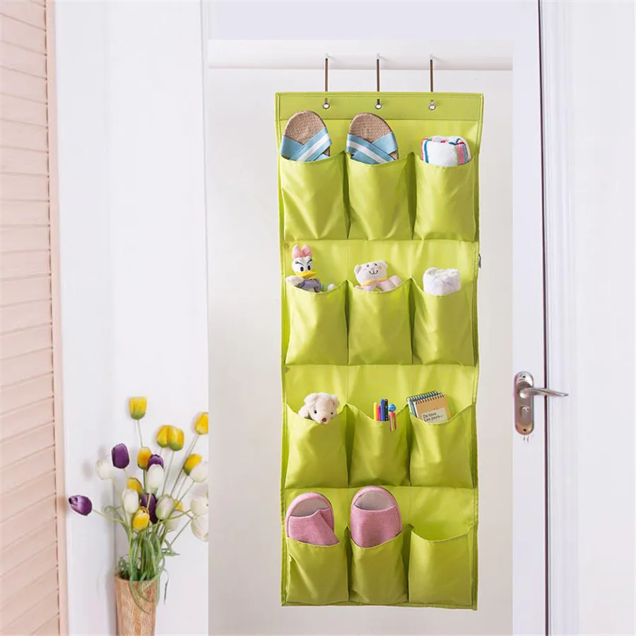 12 Pockets Hanging Storage Bags Multifunction Shoes Socks Storage