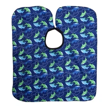 Новинка года 1 шт. водонепроницаемый парикмахерский фартук детский мультфильм Акула волос резка салонная накидка семья парикмахерский инструмент фартук