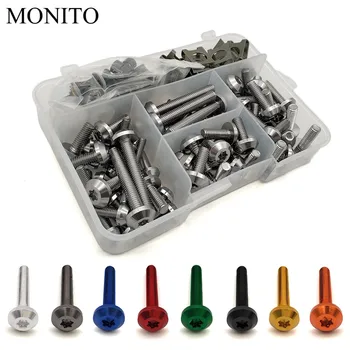 

2019 Motorcycle Custom Fairing Body Bolt Screw Spring Bolt For Honda CB1100 GIO CRF1000L AFRICA TWIN CBF 1000 CB600F Accessories