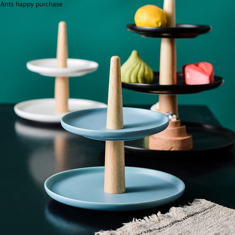 

Ceramic Multi-layer Cake Rotary Table DIY Baking Cake Stand Cake Turntable Rotating Cake Decorating Baking Tool Kitchen Supplies