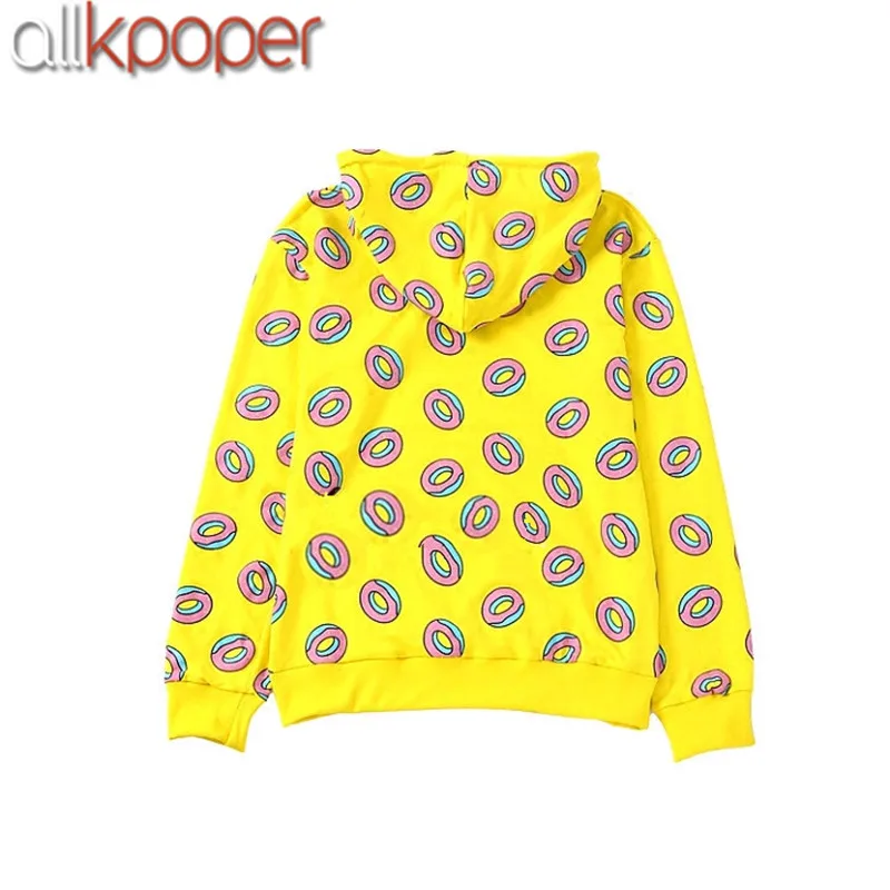 ALLKPOPER KPOP GOT7 هوديس علامة مجرد حق دونات هوديي جونغ كوك Sweatershirts Exo هوديي كاي