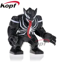 PG1803 Super Heroes строительные блоки 7 см Big Figures Venom дикий Wolverine Clayface действие кирпич обучения для детей игрушки