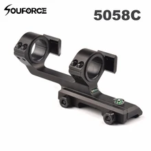 Охота 25,4 мм/30 мм винтовка прицела кольца с духом пузырьковый уровень и компас подходит 20 мм Вивер Пикатинни