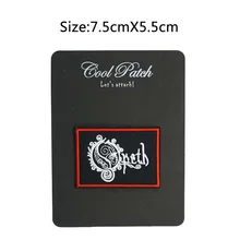 OPETH LOGO музыкальная группа панк Рок вышитая Новая Железная На/нашивка на одежду тяжелый металл смерти Пользовательский Дизайн Патч доступен