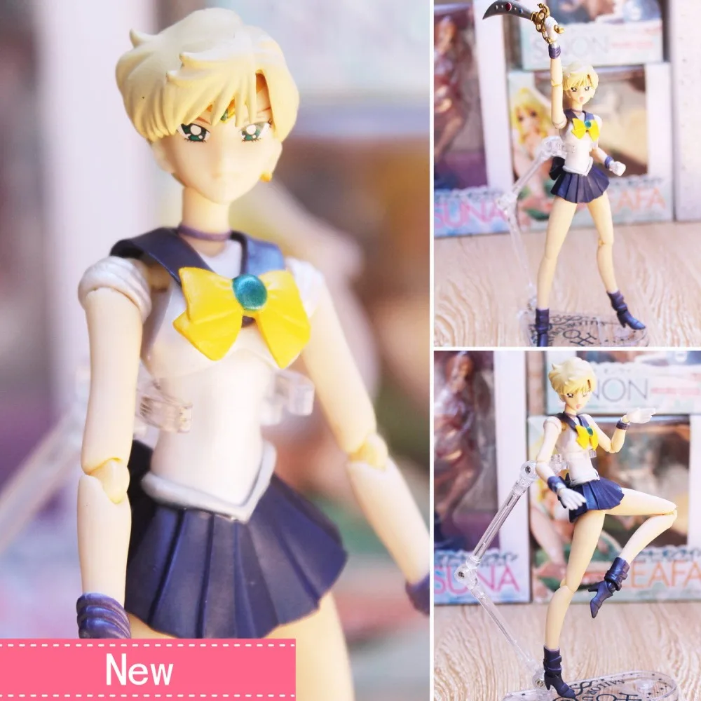 

Anime Sailor Moon Amara Tenoh PVC Action Figure Collectible Model doll toy 14cm figma SHF