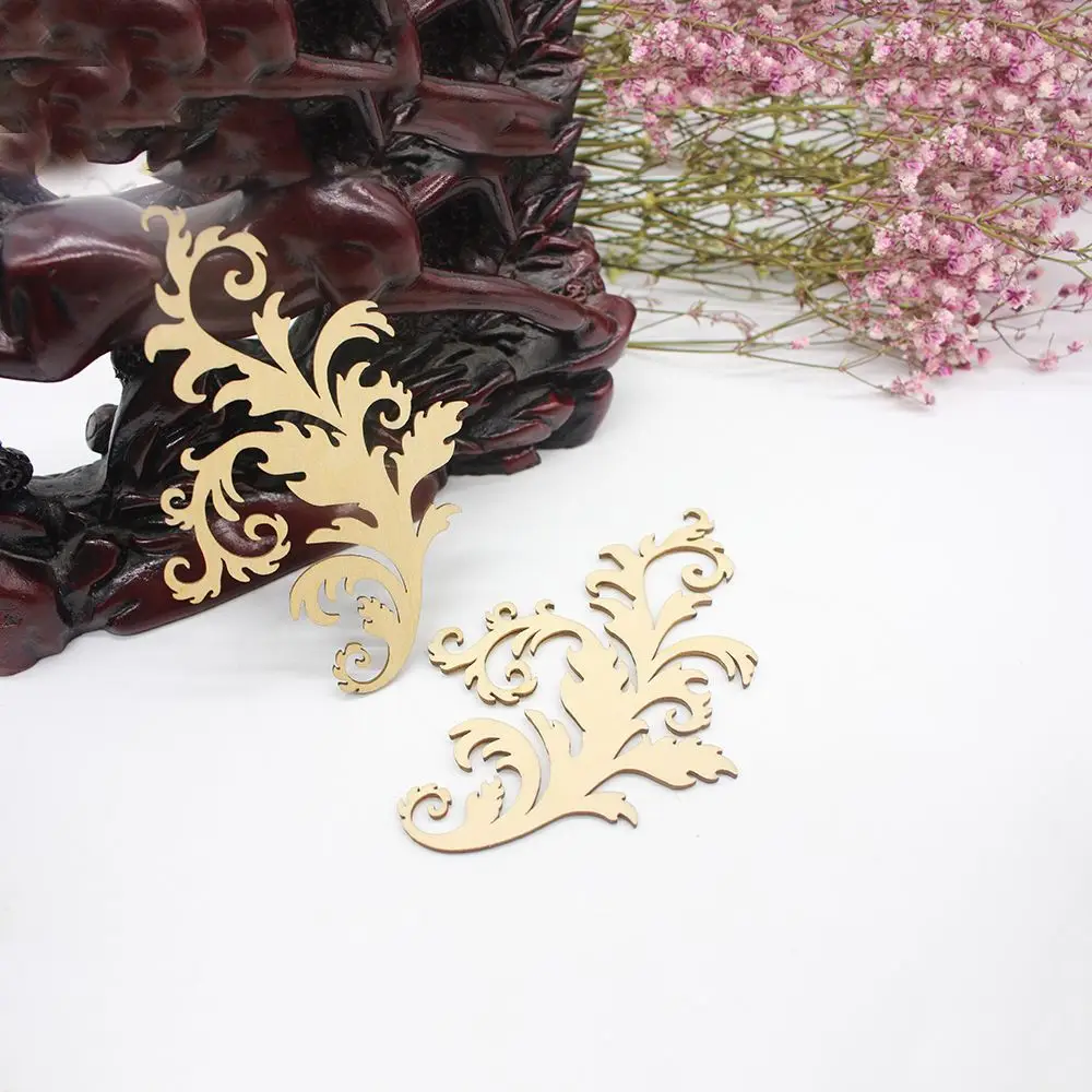 2PCS/SET Flower Ornament Embellishment Scrapbooking Card Hanging On