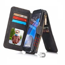 CaseMe 2 in 1 Luxury Magnetic Wallet phone case for Samsung font b Galaxy b font