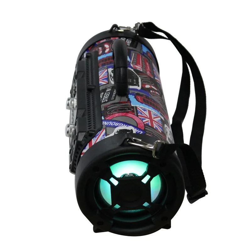 2020 sem Fio Mochila Pequenos Alto-falantes Redondos Bazooka Multimídia Alto-falante
