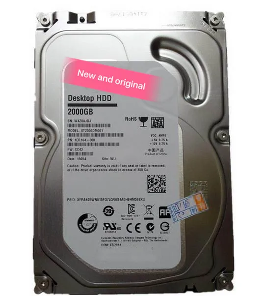 

100%New In box 3 year warranty ST2000DM001 2TB 64MB SATA3 Need more angles photos, please contact me