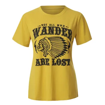 

Fine women's clothing Summer New Hot Fashion Letter Print Short-Sleeved T-Shirt Womens Shirts #F