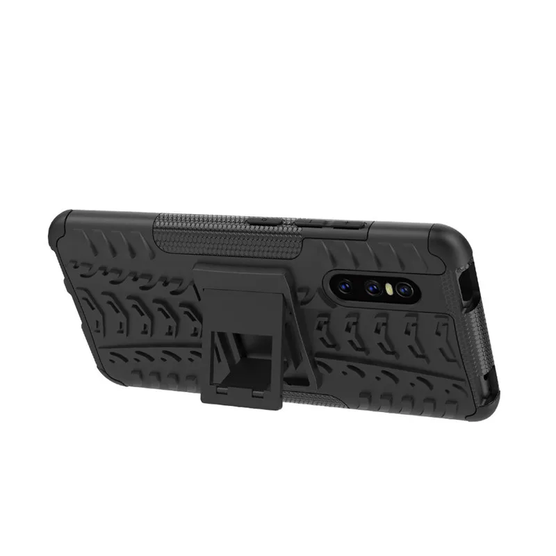 V15Pro Case For Vivo V15 Pro Back Cover PC TPU Silicon Stand Armor Heavy Rugged Phone Celulars Fundas Coque